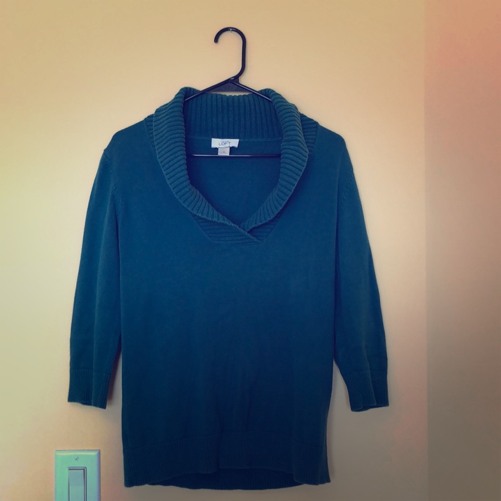 LOFT 3/4-Length Sleeved Sweater